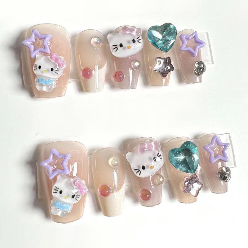 

Градиєнтні золотисті фольговані знімні наклейки для нігтів - Осінньо-зимова колекція