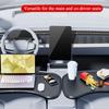 Car Food Tray Auto Laptop Computer Desk Mount Stand Eat Work Car Steering Wheel Dining Table Bracket Food Coffee Tray Board