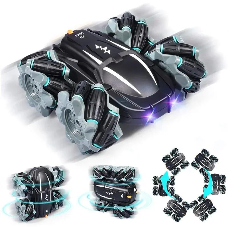 RC Car 4WD Drift Stunt Car 360 Degree Rotating Remote Control Gift Drift Off-road Car Racing Machine Model Kid Girl Birthday toy чёрный