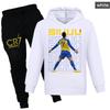 Cr7 Print Kinder Trui en Broek Set Met Zachte Katoenen Stof Voor Middelbare Scholieren