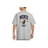 Nike Sportswear Premium Logo Cartoon American Vintage Short Sleeve T-Shirt Men T-Shirts Dark-Gray IH0818063