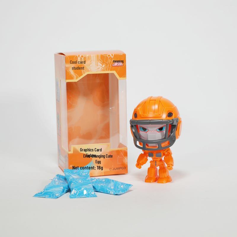 Transformace robota s velkou hlavou: Kiki Kaka Fighter 2 Sladkost pro děti