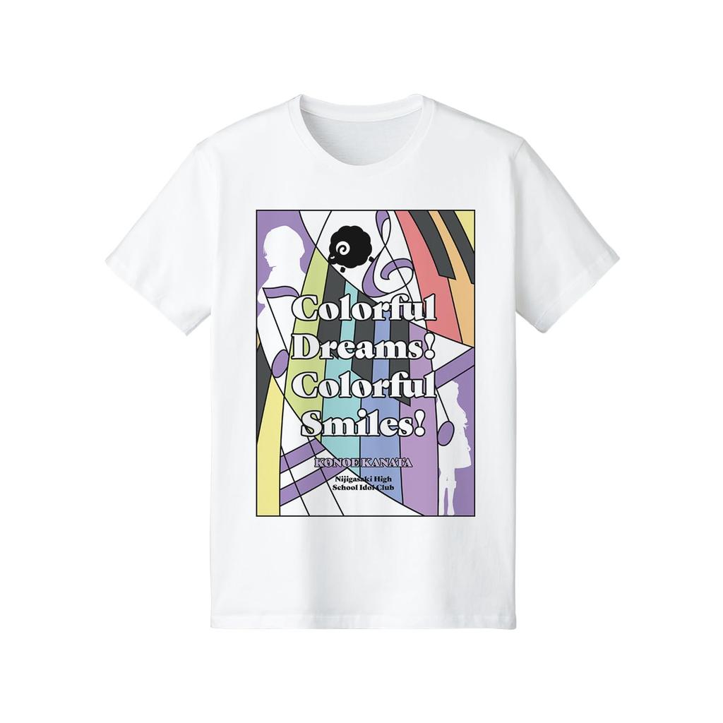 Love Live! Nijigasaki High School Idol Club Omi Kanata Colorful Dreams! Colorful Smiles! Song Image T-Shirt Women's Size Small