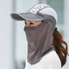 New Summer Quick Dry Cool Fold Baseball Cap Women Breathable Uv Protection Neck Cover Sun Hat Outdoor Men Hiking Visor Hats