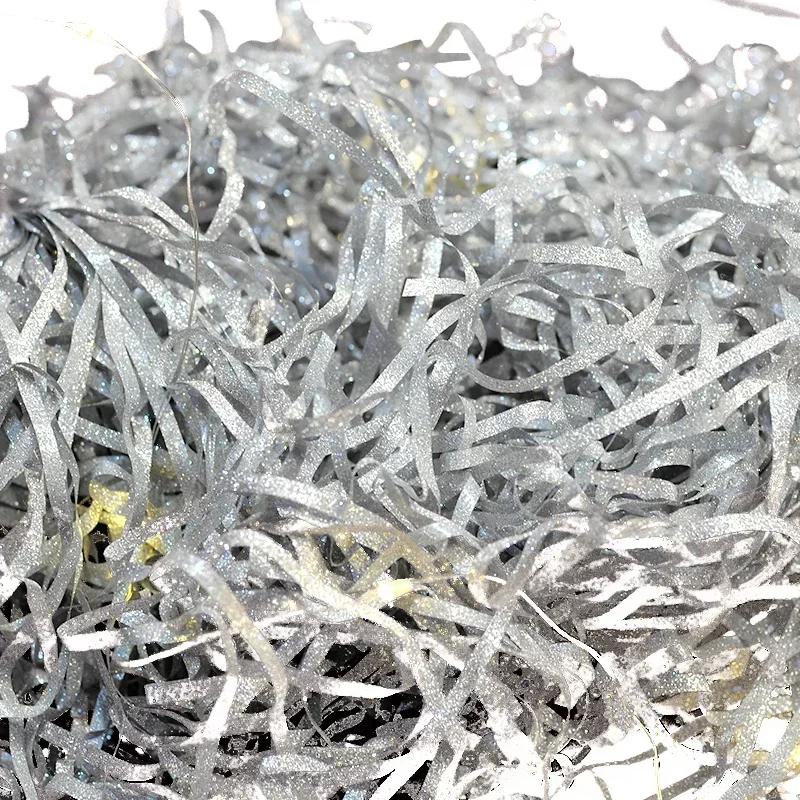 0.5kg/1kg DIY Packaging Material Confetti Wedding Holiday Decoration Candy Gift Box Filling Raffia Glitter Shredded Paper
