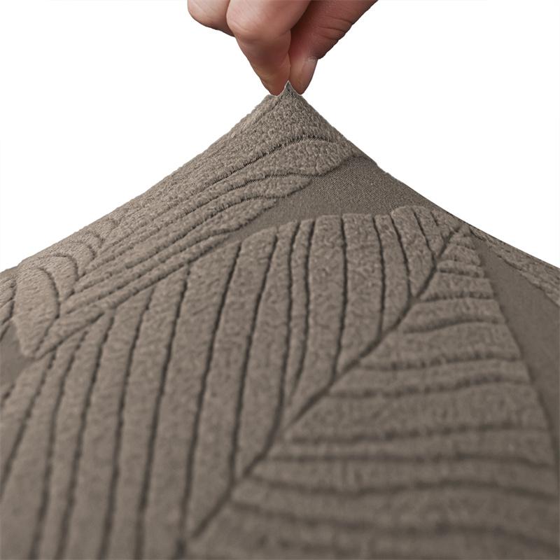 1 Pezzo Copri Pouf Quadrato Jacquard per Sgabello Ottomano, Coperture Antigraffio per Poggiapiedi Divano di Casa per Soggiorno Hotel