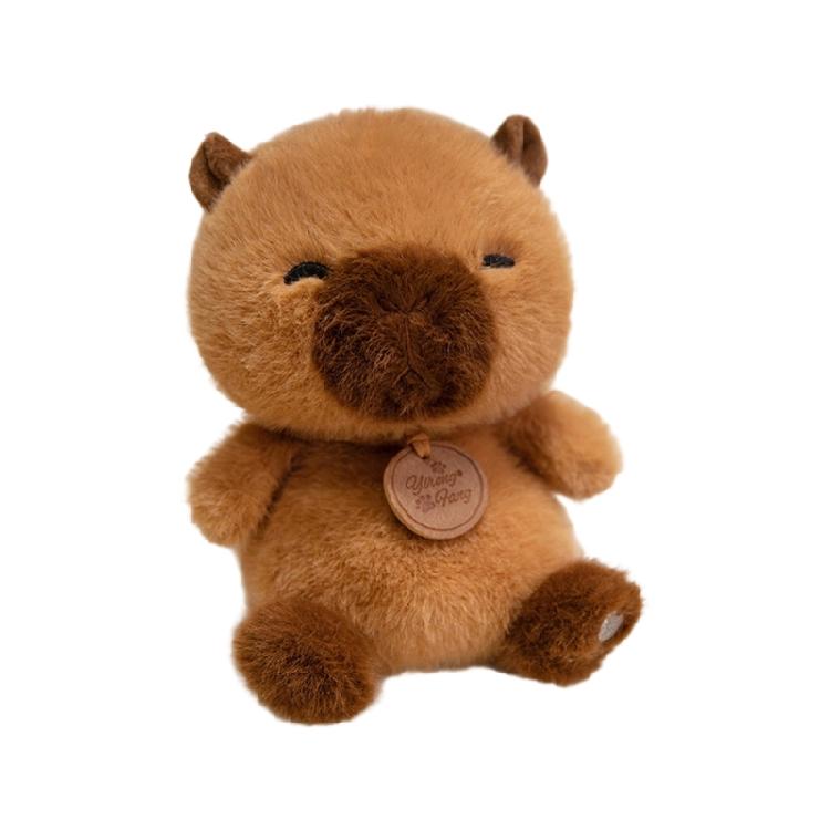 Furry Panda Plush Dolls Animal Kitten Toy Furry Stuffed Toy Cuddle Toy for Birthday Christmas Gifts