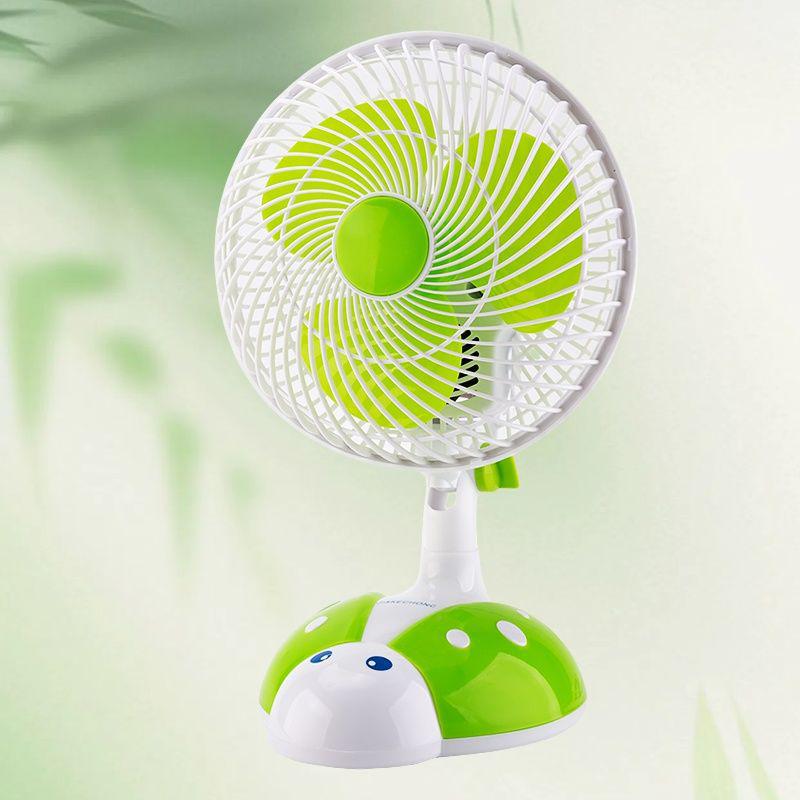 Silent Mini Fan: Cartoon Design for Dorms, Desks, and Offices