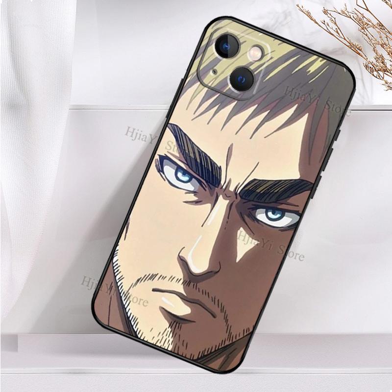 Erwin Smith Attack On Titan Soft Cover For iPhone 11 12 Pro X XS XR 7 8 Plus SE 2020 13 Pro Max Shockproof Phone Case