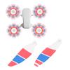 2Pair RC Drone 4726F Propeller Noise Reduction Replacement Fit for DJI Mavic Mini(Double Sided 3 Colors )