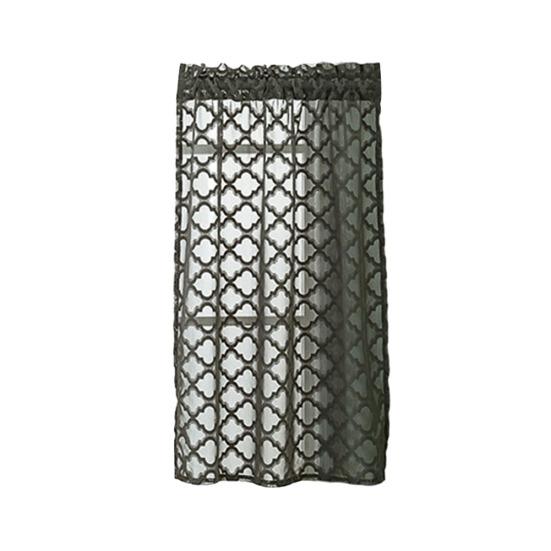 

Ромбовидный дизайн, оконная занавеска для гостиной, спальни, марлевая пелерина, домашний декор для балкона 74*61cm темно серый