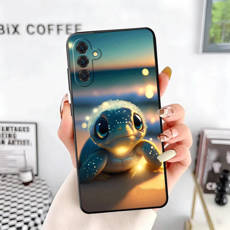 Cartoon Ocean Sea Turtle Soft Phone Case for Samsung A17 A37 A57 A16 A26 A36 A56 A15 A25 A35 A55 A14 A24 A34 A54 A13 A23 A33 A53