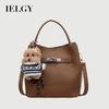 Ladies Messenger Bag Retro Fashion All-Match Portable Bucket Bag