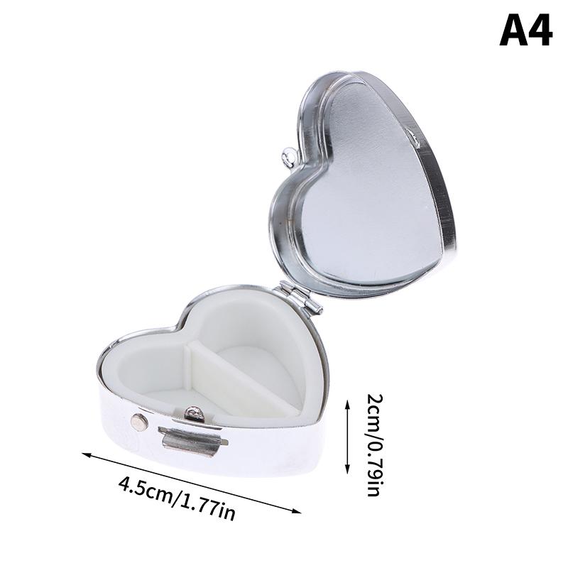 

1 шт. Металлические коробки для таблеток, органайзер для лекарств, контейнер для лекарств, футляр для таблеток, конфет, круглая прямоугольная коробка для таблеток, контейнер для таблеток