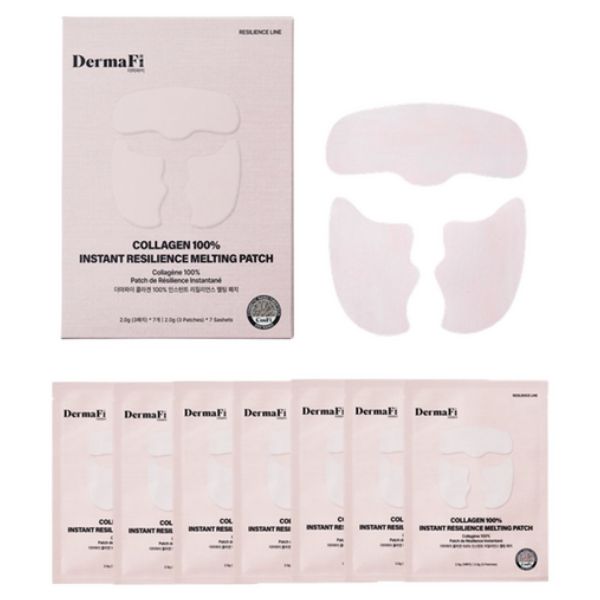 Dermafi Collagen 100% Melting Mask Patch 1 Box (7 Treatments)