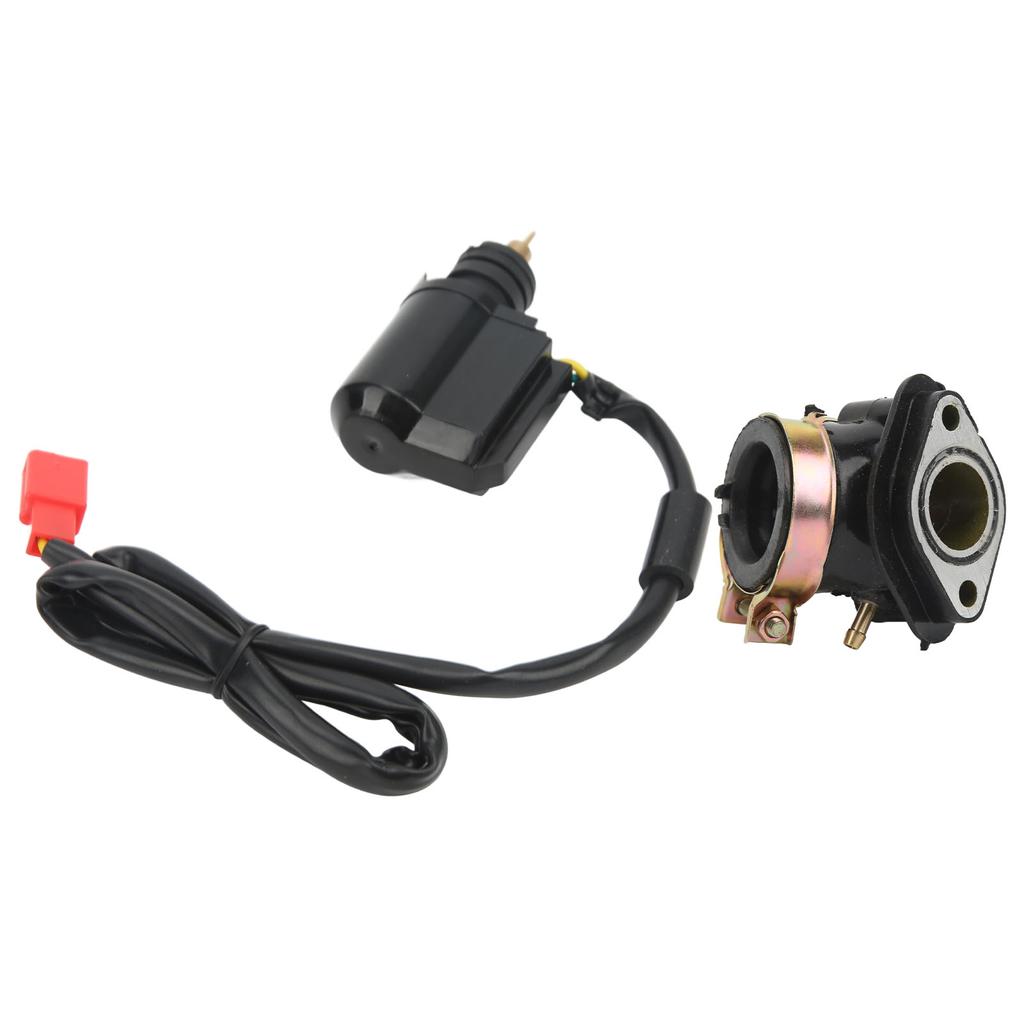 Vergaser Ansaugkrümmerrohr Vergaser Elektronischer Dämpfer Ersatz für GY6 125 150cc