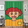 Window Kitchen Curtains for Living Room 2 Pieces Blackout Curtains Door Curtain Homemade Girl Bedroom Decoration Partition Shade