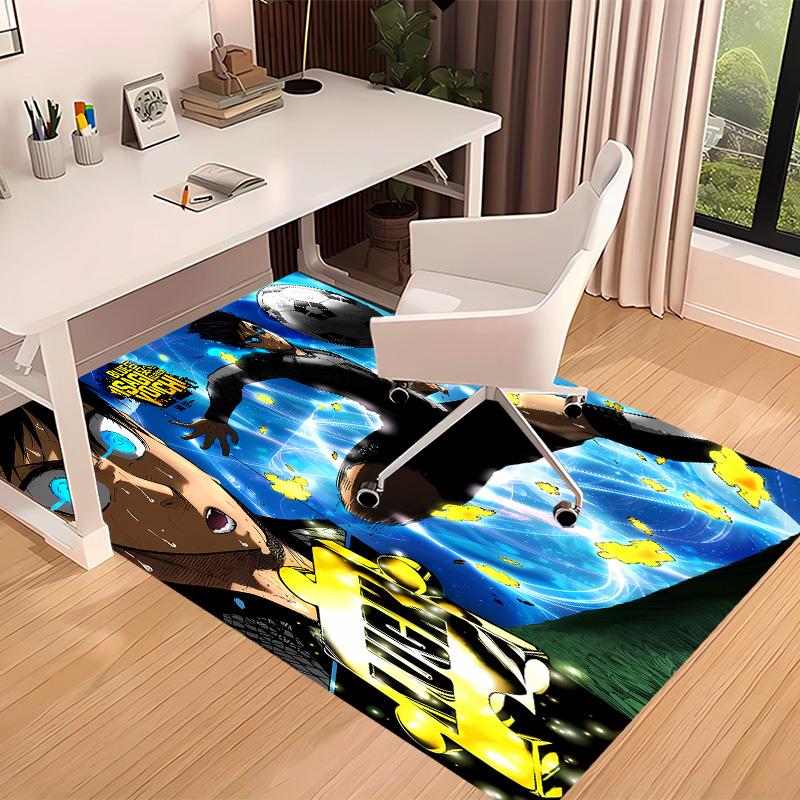 B-BLUE L-LOCK Printed Absorbent Washable Carpet,Non-Slip Bathroom Mats,Kitchen Rugs,Living Room Entrance,Camping Picnic Rugs