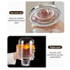 Transparent Fresh Keeper Bin Jar Coffee Bean Sealed Grain Tank Food Storage Container  Kitchen