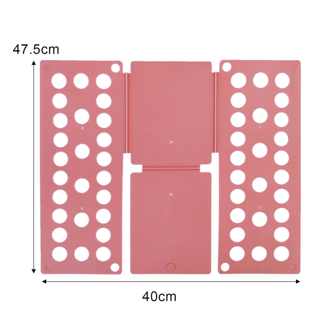 Shirt Folding Board Fast Efficient Laundry Clothes Pants Assemblable Folders Space-Saving Perforated Plastic Bender Organizer