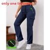 Retro Streetwear Cargo Pants For Women With Polyester Fabric And Large Pockets