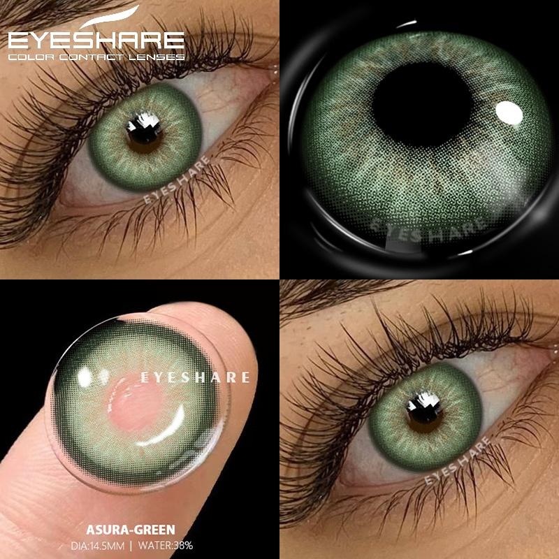 1 Pair Color Contact Lenses for Eyes Cosmetics Blue Contact Lenses Brown Natural Contact Lens Gray Pupils Green Contacts