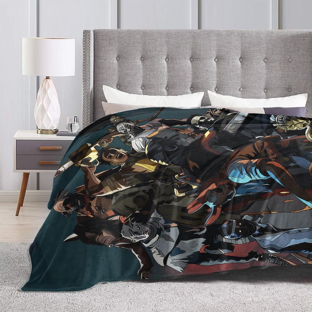 Dead by Daylights Art Flannel Blanket Spring Soft Warm Throw Blanket for Child Outdoor Street Trend Bedspread Sofa Bed Cover