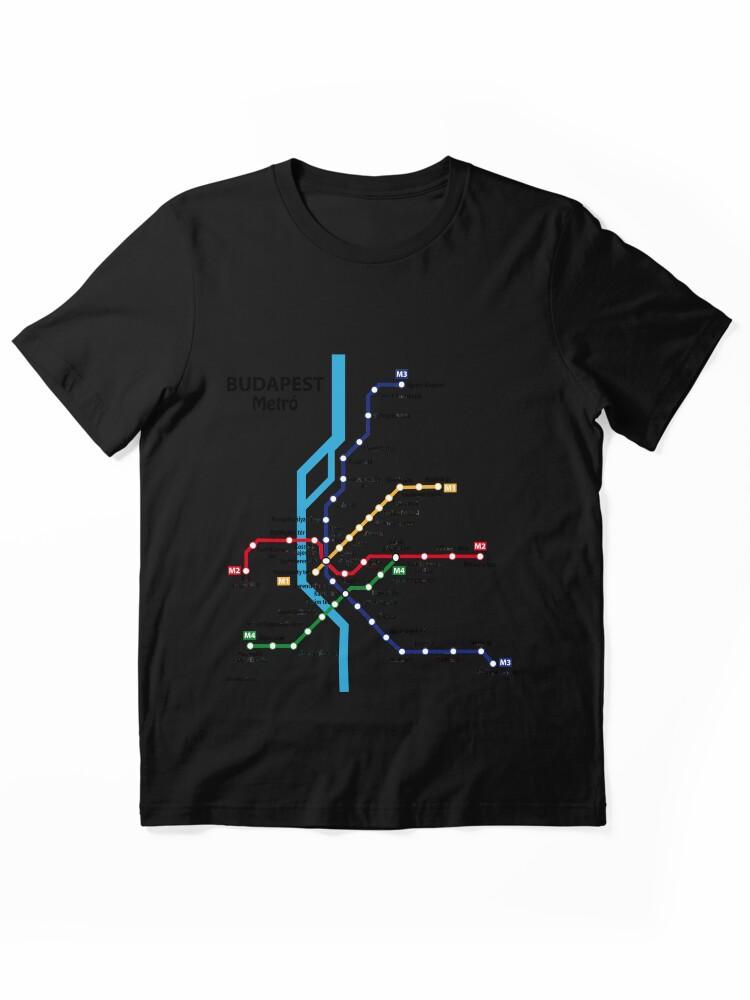 Metro BUDAPEST metro network Essential Unisex T-Shirt