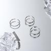 Adjustable High-End Pinky Ring: Niche Design for Couples & Men, Plain Band Style Index Finger Accessory
