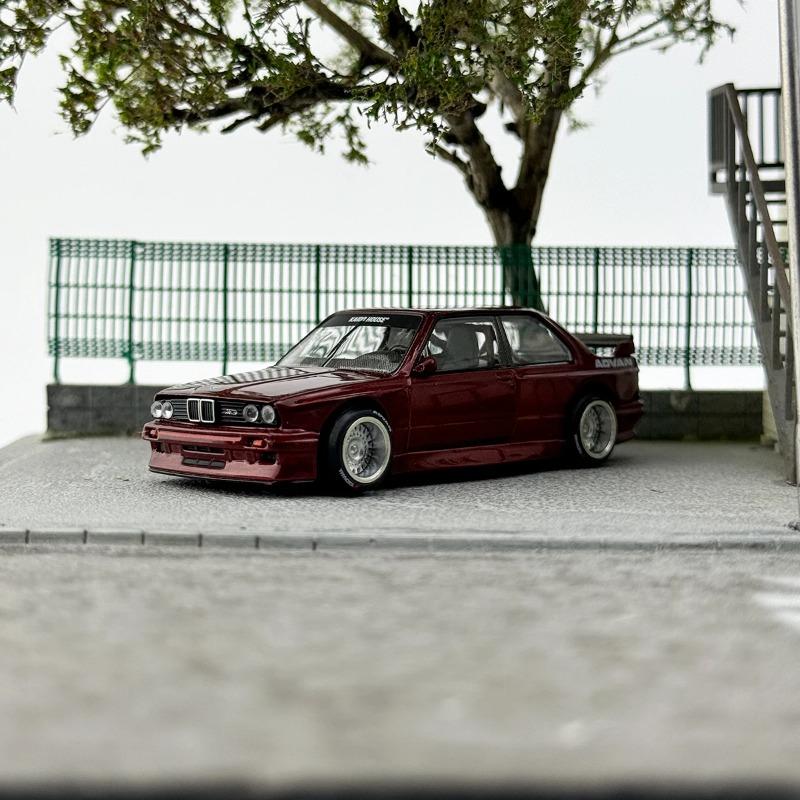 Kaido House 1:64 162 BMW M3 E30 Front Cover Open Alloy Die-casting Car Model, Adult Collectible, Boys' Toy