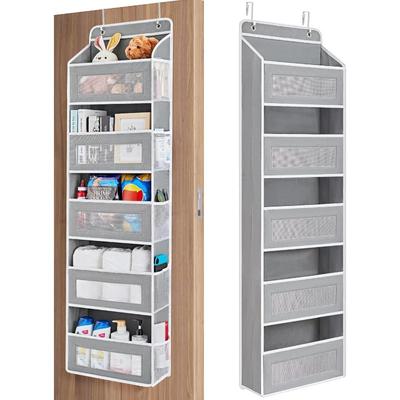 Über der Tür hängender Organizer, Aufbewahrung, 5 Regale, Tür-Organizer mit 5 großen Taschen für Schlafzimmer, Badezimmer, 1 Stück