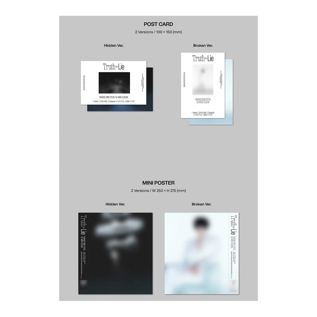 HWANG MIN HYUN - 1st MINI ALBUM 'Truth or Lie' [SET]