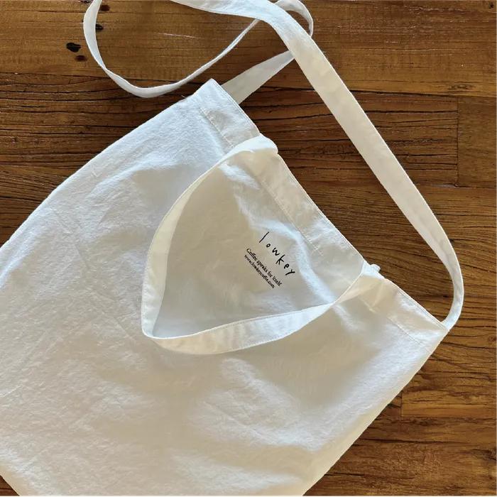 Lowkey Eco Bag White