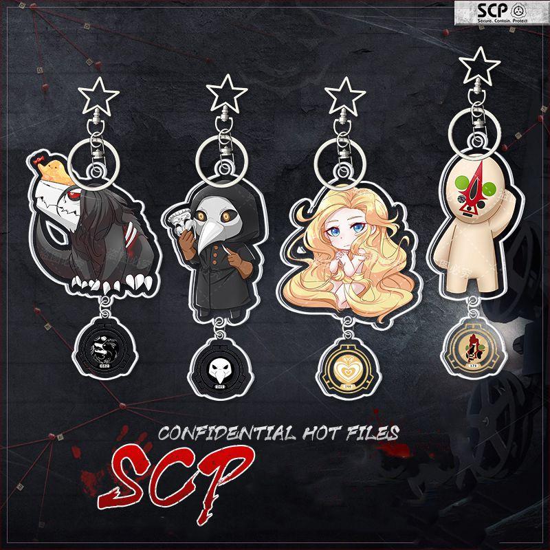 Acrylic Foundation Scp Double Sided Printing Keychain Bag Pendant Accessories