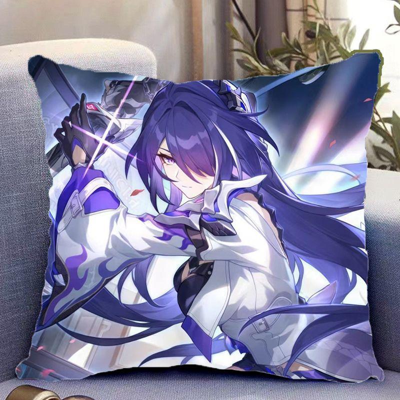 Honkai Star Dome Railway Unterwelt Doppelseitiges Peripheres Kissen Büro Wohnheim Kissen Als Geburtstagsgeschenk für Freunde
