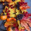 Home Autumn Decoration Christmas Fall Artificial Maple Leaves Berry Stem Faux Branches Fake Pumpkin