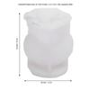 Silicone Ice Model Cartoon Appearance Easy Release Multifunctional DIY Silicone Candle Model for Candy Soap Chocolate Mini