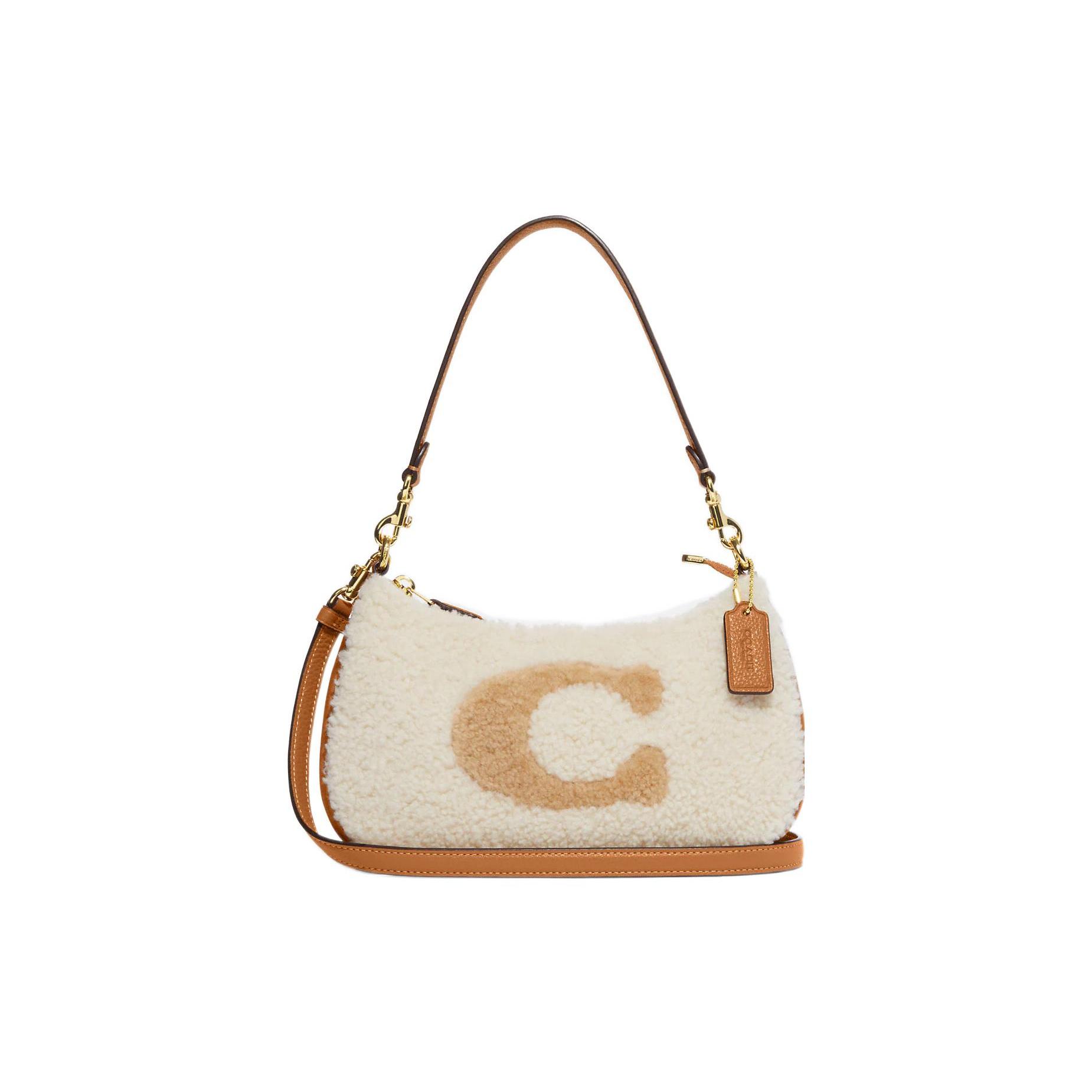 

Новая женская сумка через плечо COACH Teri 24 CE557-IMNAT 24.6*7.6*15.5CM