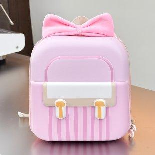 Schoolbag kindergarten schoolbag 1011 new British bow boys and girls hard shell cute children travel backpack