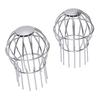 2pcs Gutter Guard Round Downspout Guard Filters 304 Stainless Steel Downspout Protector for Balcony Pipes 75B Drain