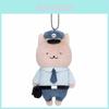 Adorable New Japanese Style Plush White Tiger Black Tiger And Bunny Doctor Stuffed Toy Keychain