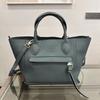[Pre-Owned] Mailbox Medium Leather Tote Shoulder Crossbody Laptop Bag - Excellent #1MGCJVE