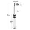 Mini Bike Pump Fit Presta & Schrader 120PSI Includes Mount Kits Lightweight Bicycles Tire Pump for Road Mountain Bikes
