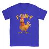 Cotton Funny F Caw F Chicken FCAWF Chicken T-Shirt Men  Funny Tee Shirt Crew Neck Short Sleeve T Shirts  Idea Clothes