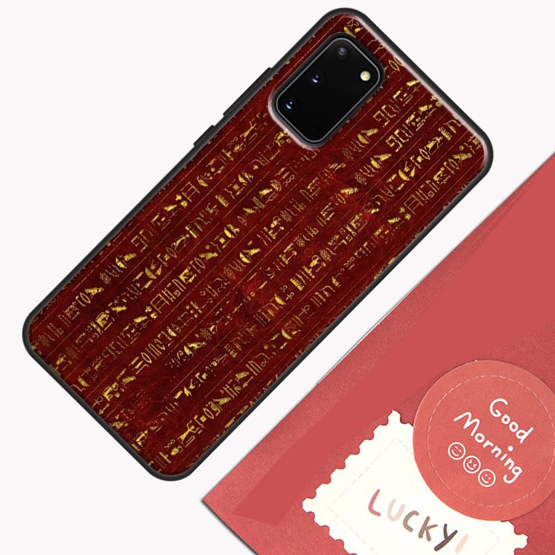 Ägypten Pharao Wandmalerei Handyhülle Für Samsung Galaxy S26 S25 Ultra S20 S21 S22 S23 S24 S10 Plus S25 FE Hülle Schale