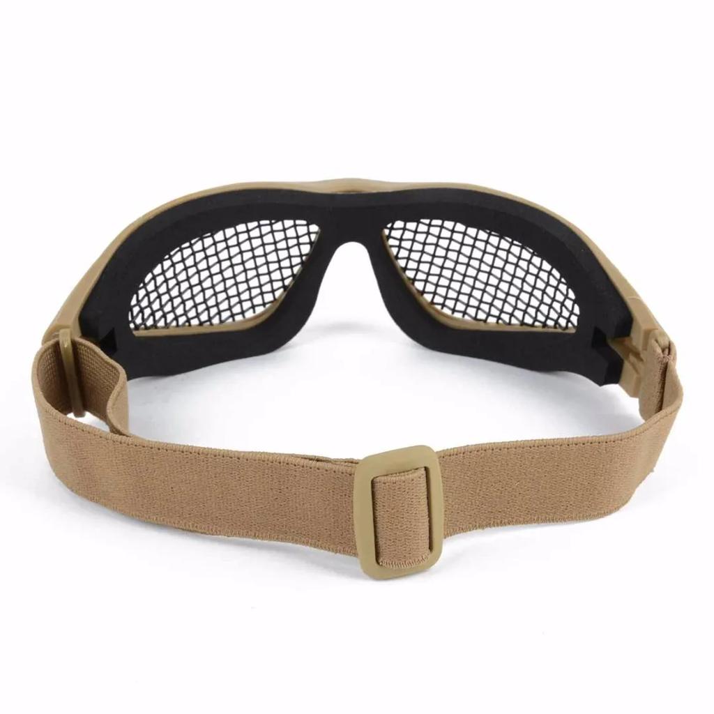 High Quality Hunting Tactical Paintball Goggles Eyewear Steel Wire Mesh Airsoft Net Glasses Shock Resistance Eye Game Protector
