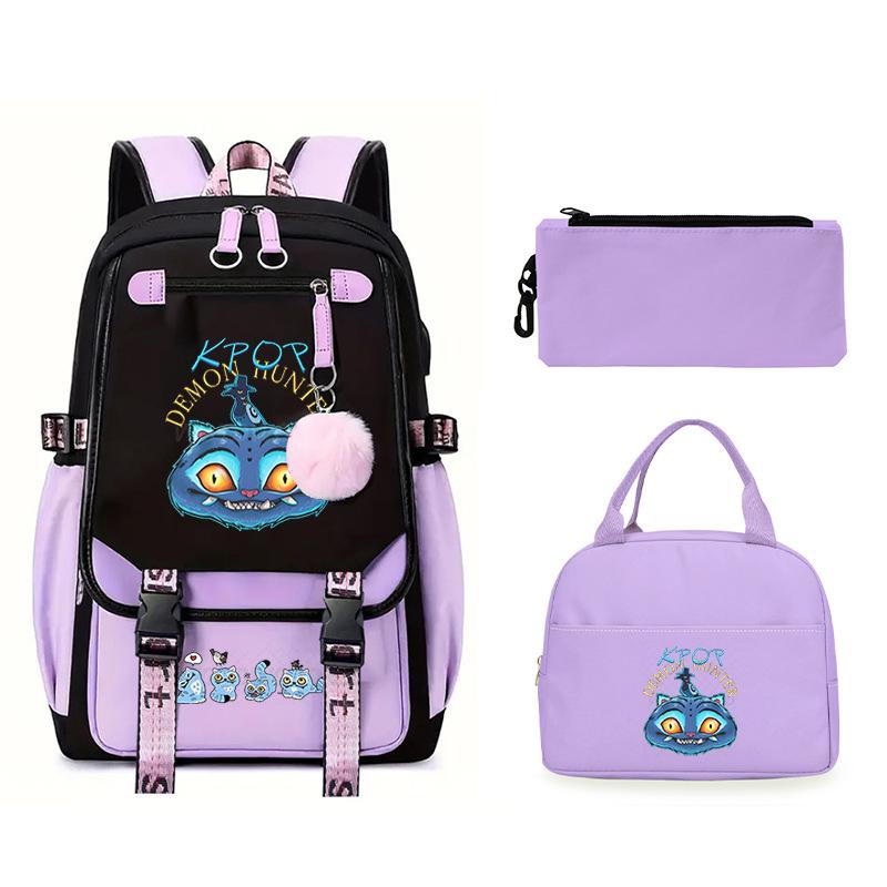 Animation Cartoon Peripheral Printing Children'S Backpack Male And Female Versatile Large-Capacity Student Schoolbag