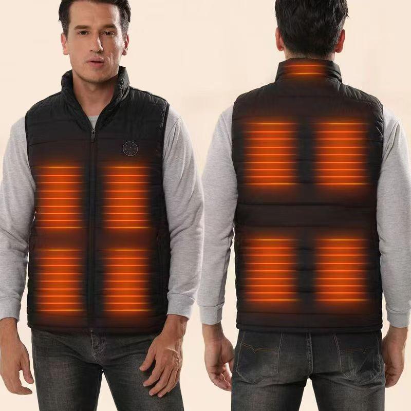 Smart 9-Zone Heated Vest with Constant Temperature for Men and Women M