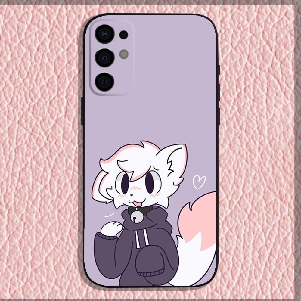 Cute B-Boykisser Phone Case For Samsung S24,S21,S22,S23,S30,Ultra,S20,Plus,Fe,Lite,Note,10,9,5G Black Soft Shell