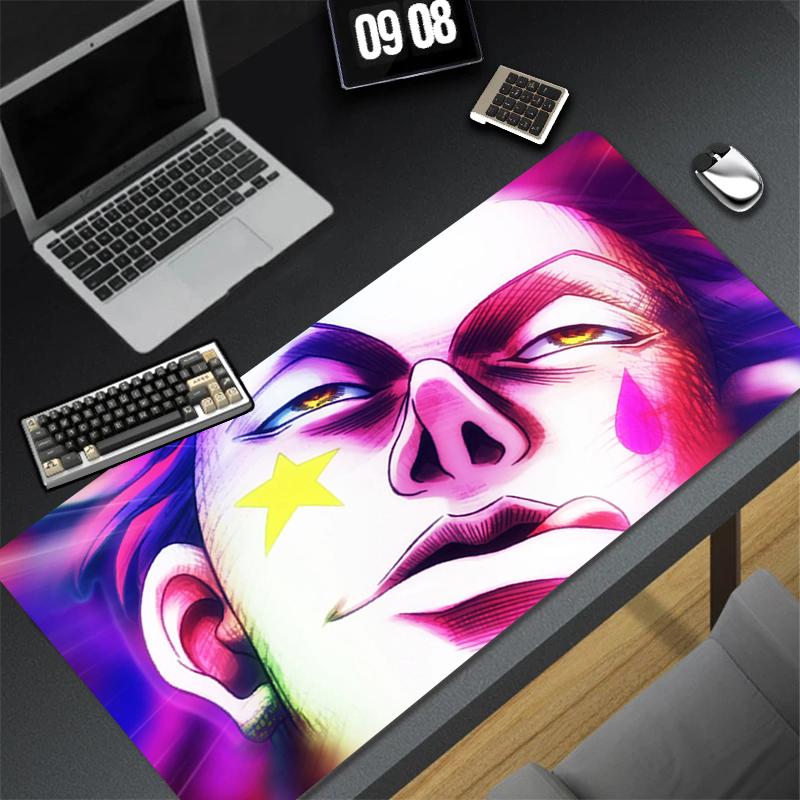 Computer Gaming Accessories Mousepad Office PC Mouse Pad Keyboard Pad H-hunter X H-hunter Hisoka Desk Decoracion Anime Desk Mat